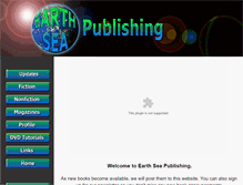 Tablet Screenshot of earthseapublishing.com